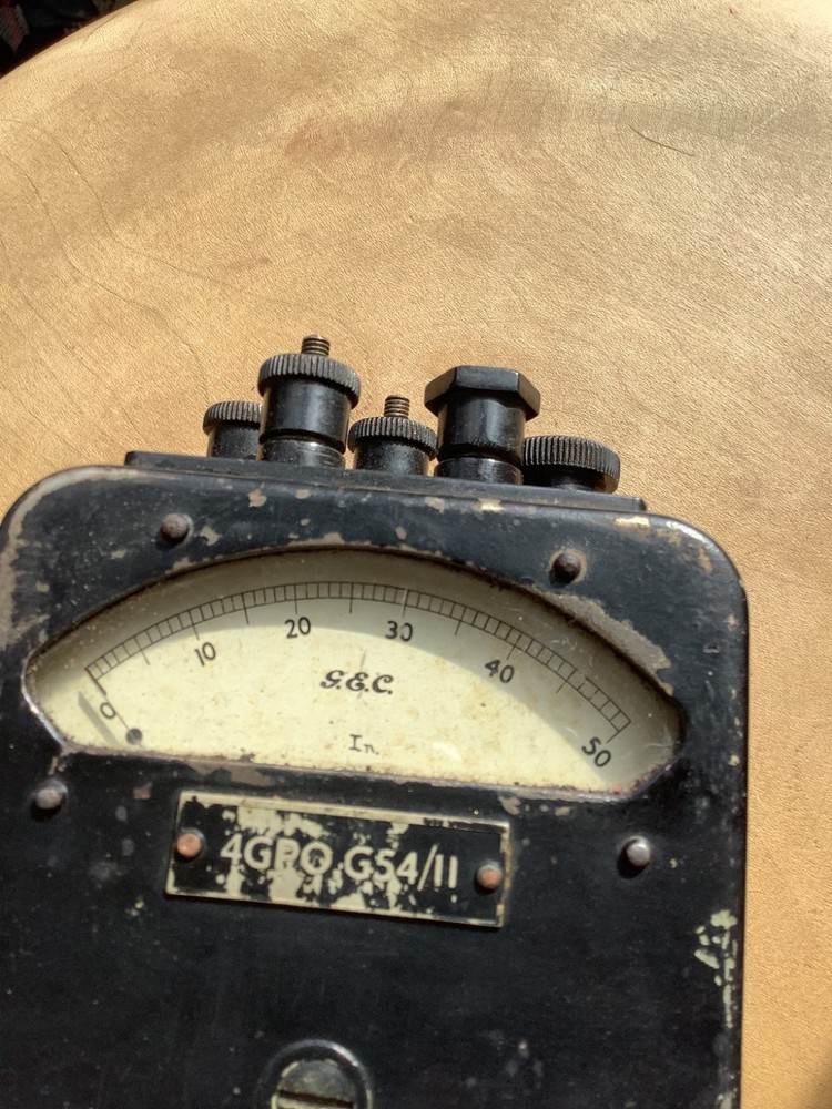 vintage collectible old voltmeter