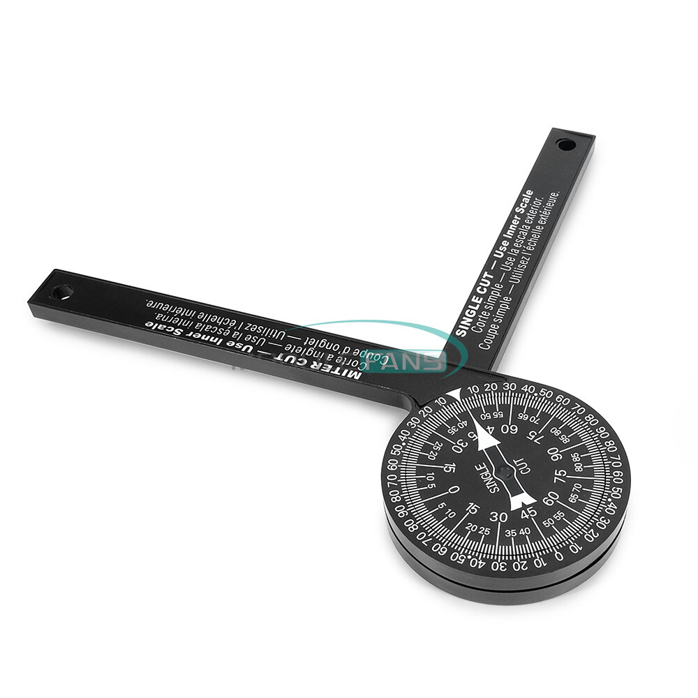 Miter Saw Protractor Angle Finder Level Meter Gauge Goniometer