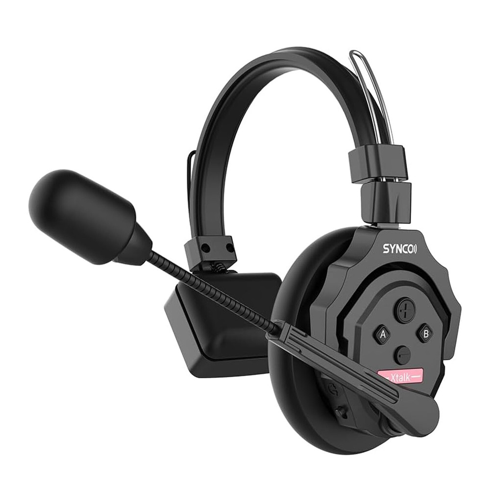 Synco Xtalk X2 350m/1148ft Wireless Headset Intercom System 2.4GHz Full Duplex