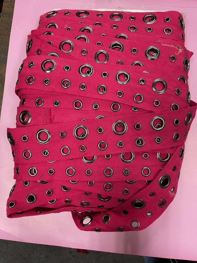 Magenta 2 Inch Width Eyelet Tape