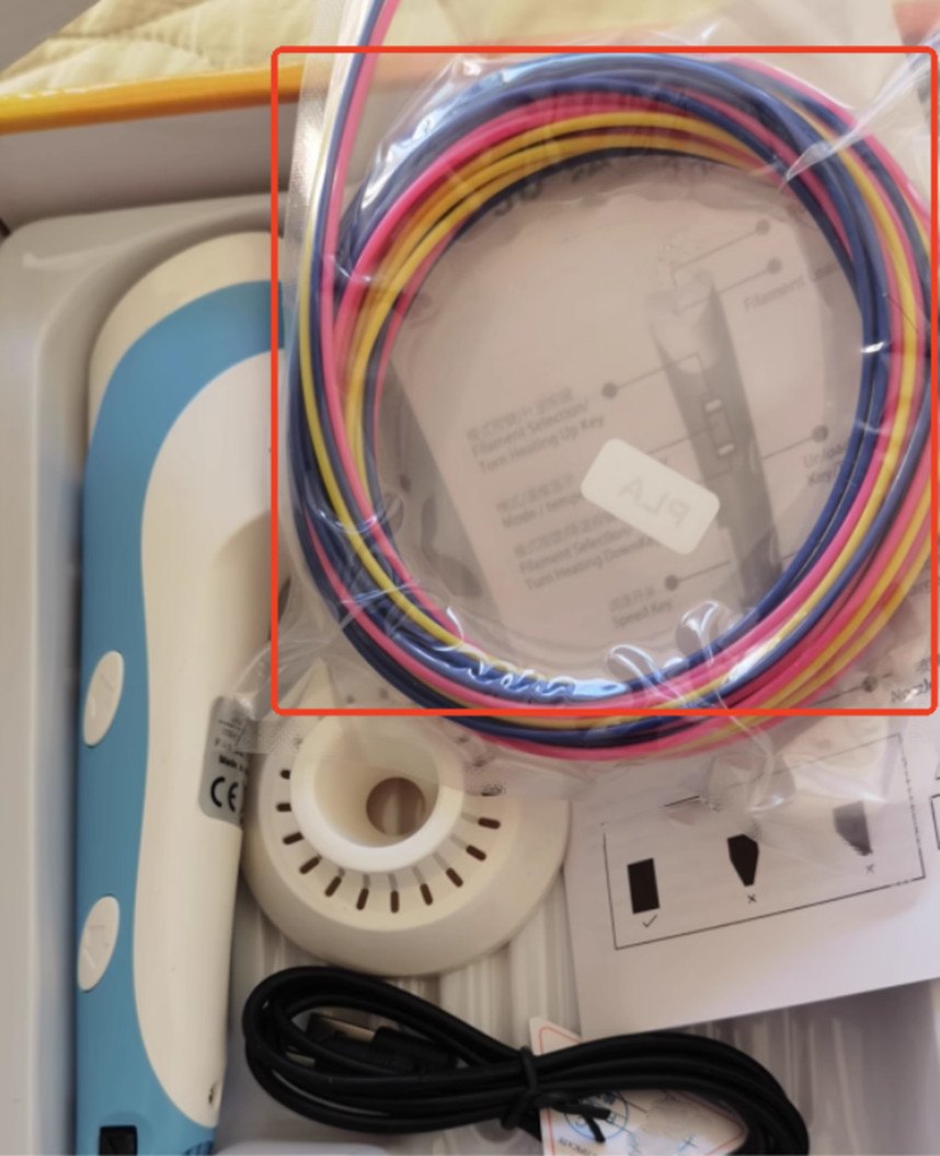 3D Printing Pen Set 3D Drawing Pen with Led Display 3 Color Filament Kid Gift*