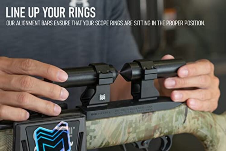 Scope Ring Alignment and Lapping Tool Kit 1 inch diameter