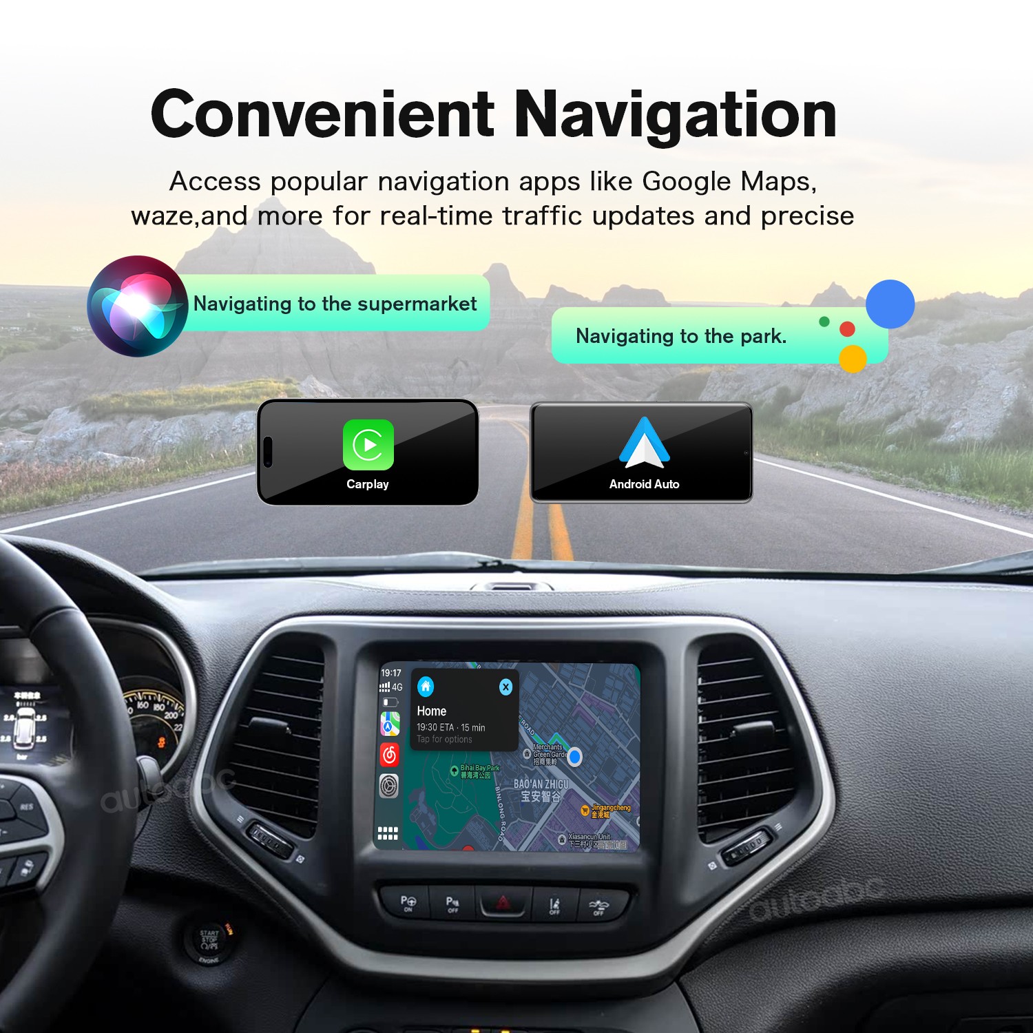Wireless Apple Carplay Module For Dodge Ram Jeep Cherokee Compass Chrysler 300C