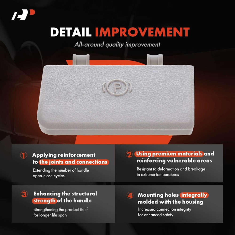 Parking Brake Release Handle Compatible with Ram 1500 2500 3500 2011-2012 & Dodg