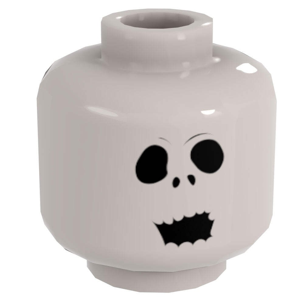 Bone Daddy Gasping Minifig Head #3 - B3 Customs