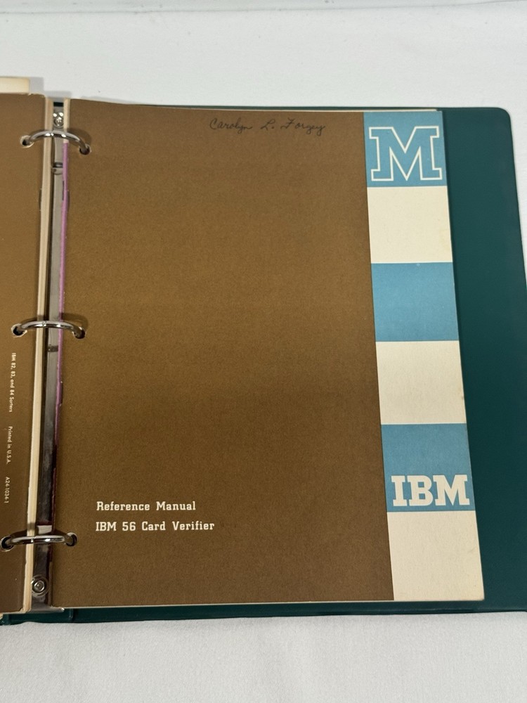 1964 IBM 24 Card Punch Student Field Engineering Reference Manual
