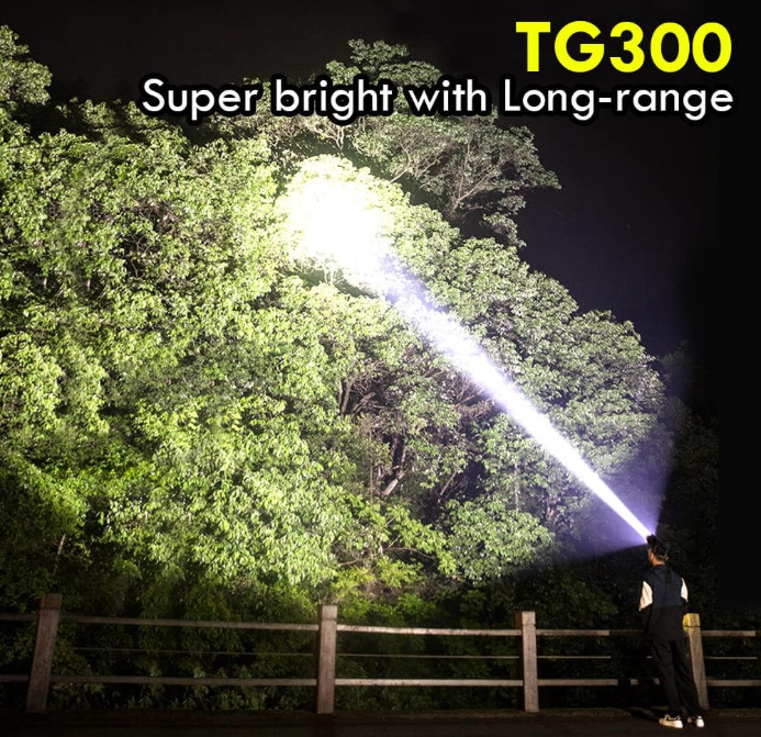 Linterna frontal LED potente sensor movimiento impermeable duradera recargable e