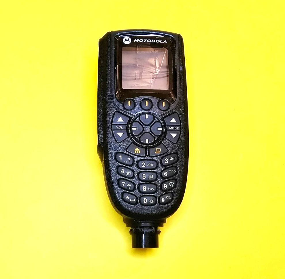 ⚡UNTESTED+MISSING SIDE BUTTONS⚡MOTOROLA PMUN1034F O3 CONTROL HEAD ERGONOMIC PTT⚡