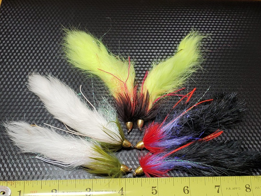 6- Conehead Leech, Conehead Rabbit Leech, Conehead Streamer Fly, String Leech