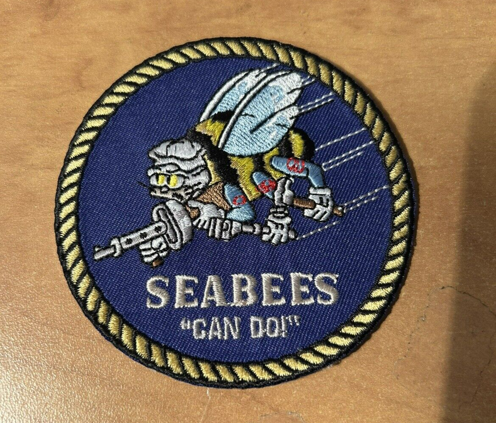 U.S. Navy "SEABEES-CAN DO" 3" Patch