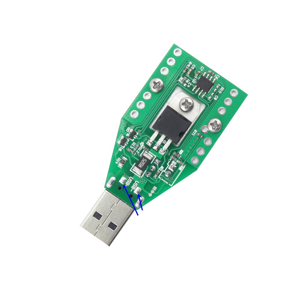 USB Adjustable Constant Current electronic load Tester for QC2.0 Power Bank CA
