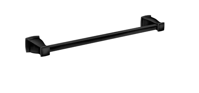 MOEN Hensley 3-Piece Bath Accessory - Hardware Set in Matte Black