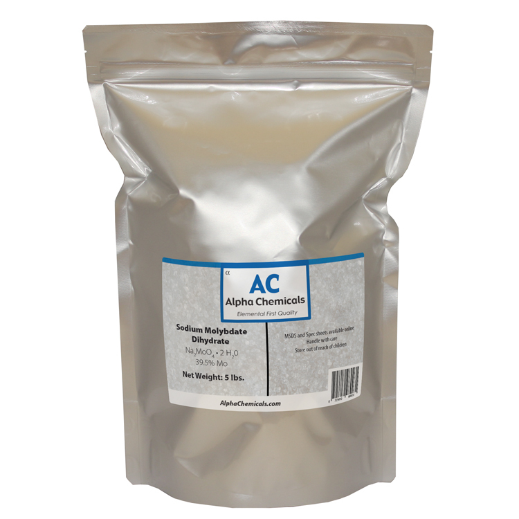 5 Pounds - Sodium Molybdate - 39.5% Mo