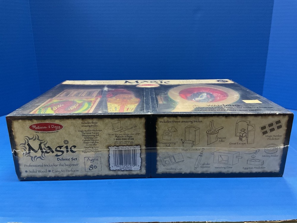 deluxe set professional tricks for the beginner magic set sealed new