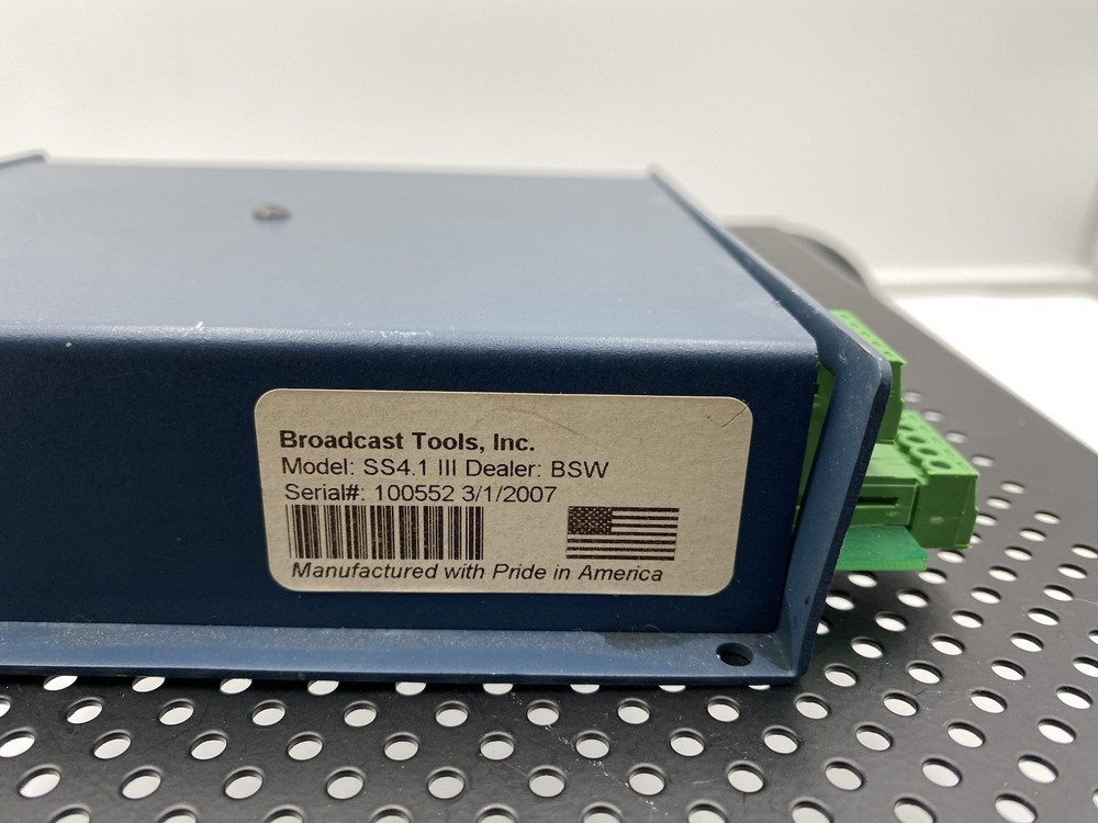 Broadcast Tools SS 4.1 III Audio Switcher/Router