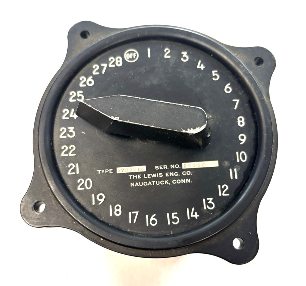 The Lewis Engineering Co. 27S28B4 -   28 Point Temp. Selector Switch 4" Face