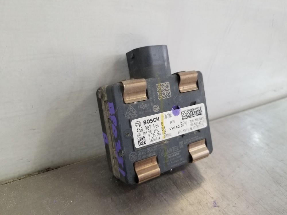 18 2018 AUDI Q5 RADAR CONTROL MODULE RIGHT PASSENGER 4M0907566D