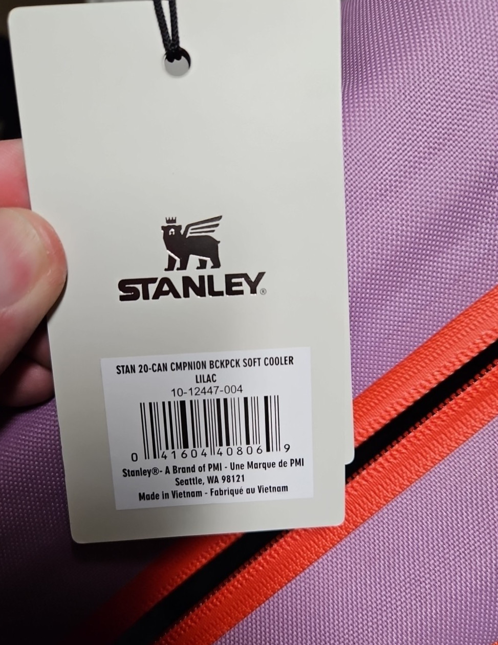 Stanley 20 Cans/14.8qt All Day Madeleine Midi Backpack Cooler Lilac New FreeShip