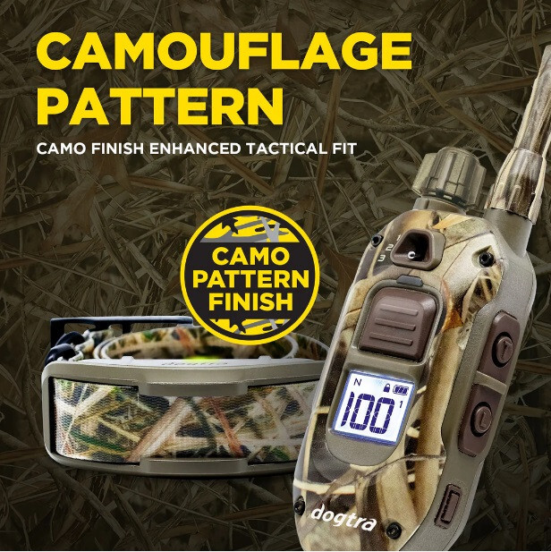 Dogtra 1900X Camouflage Dog Trainer Remote E-Collar 3/4 mi, Tone & XPP Vibration