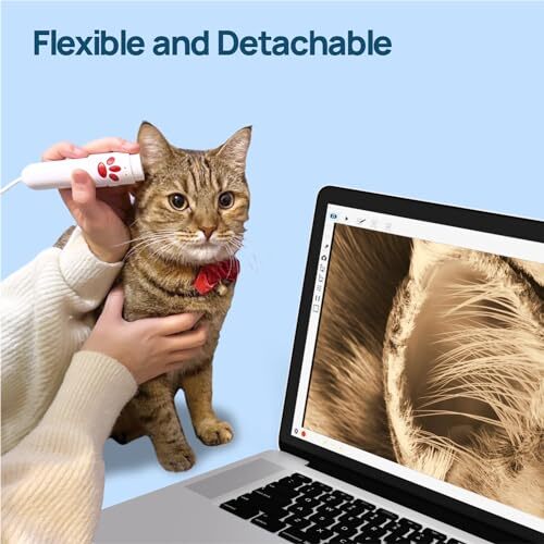 INS-3 Handheld Webcam/USB Document Camera for Classroom Built-in Mic Light Au...