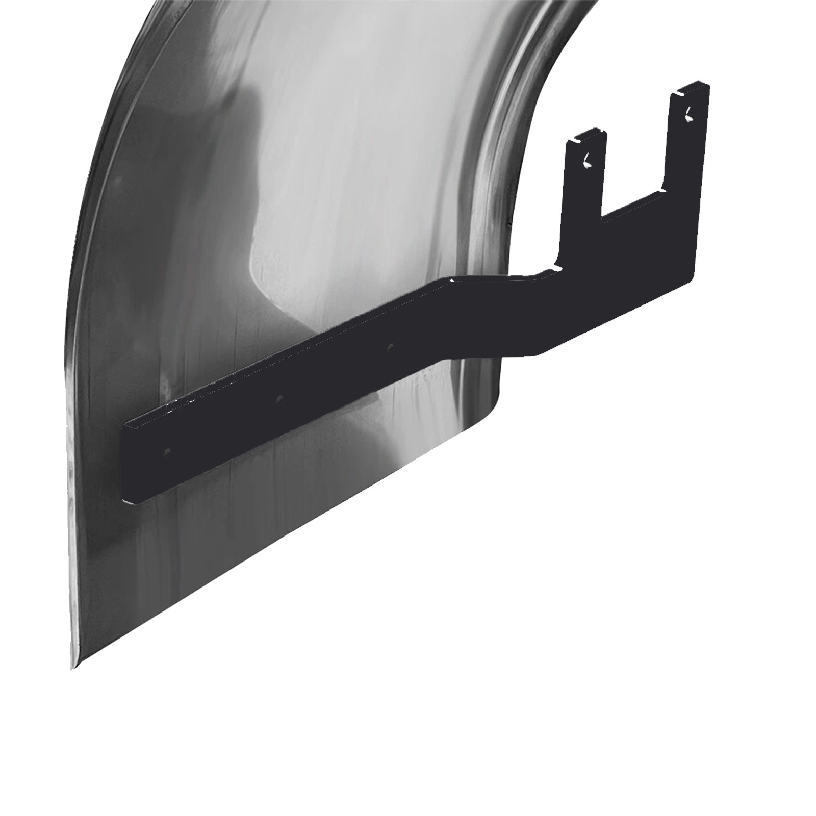 Shift Blind Mount Front Brackets For Stainless Half Fender Peterbilt Low Airleaf