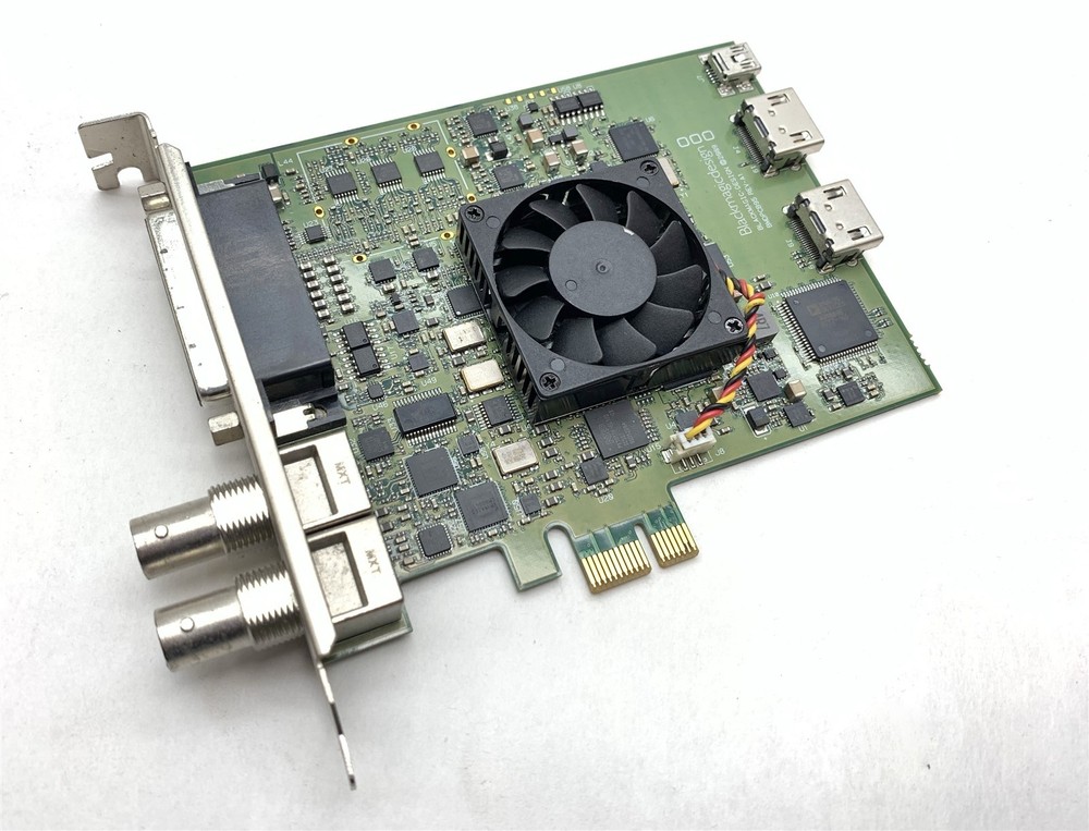 Blackmagic Design BMDPC895 Decklink Studio 2 Video Capture Card PCI-E HD/SD-SDI