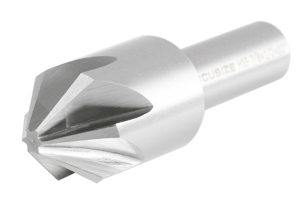 8-Pc Set 6-Flute H.S.S. Machine Countersinks, #0206-1018