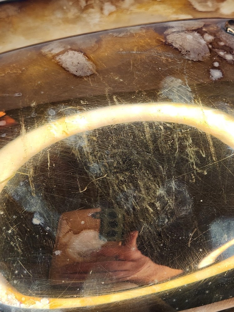 Vintage footed silverplate serving dish