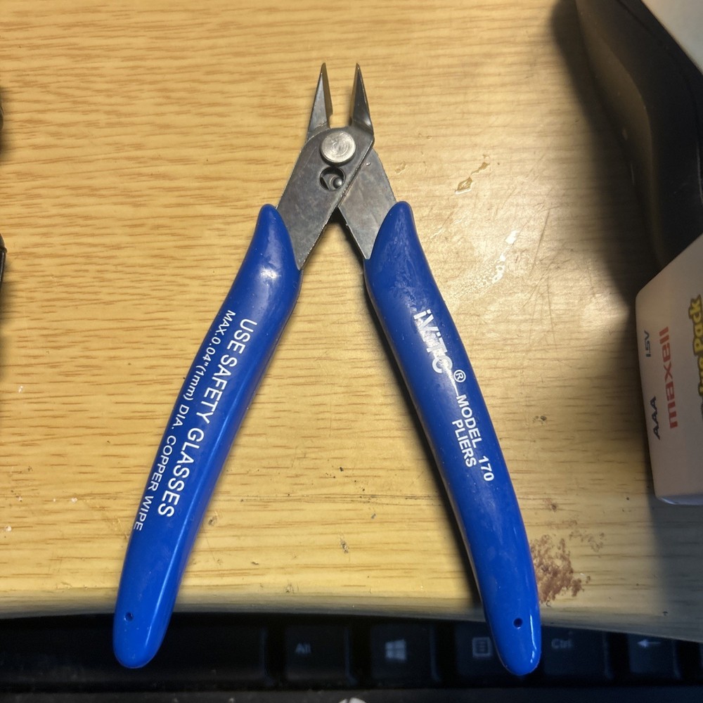 Wire Cutters 2-Pack 6-inch Side Cutters, Flush Cutters, Ultra Sharp Precision .