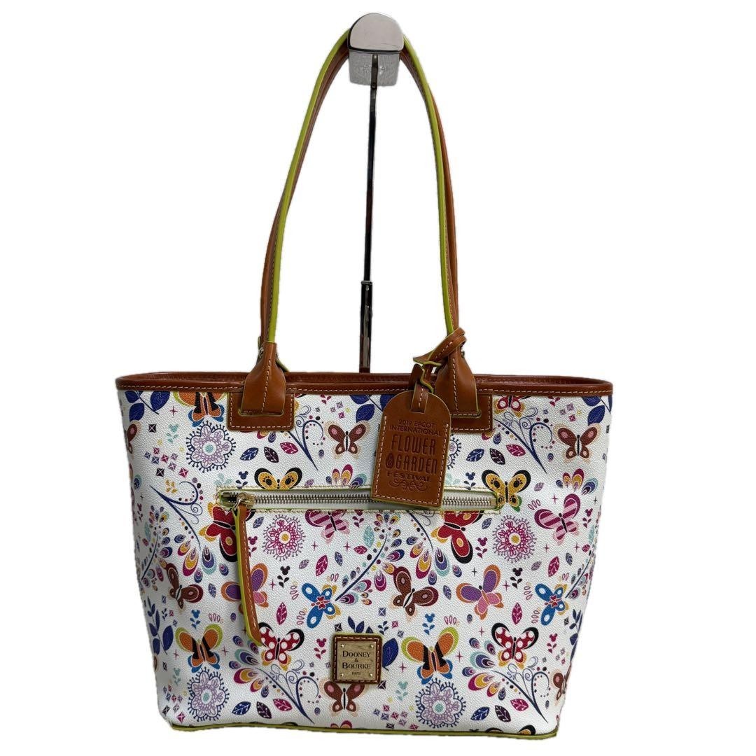 Dooney & Bourke Disney WDW Epcot Flower & Garden 2019 Butterfly Tote Bag NWOT