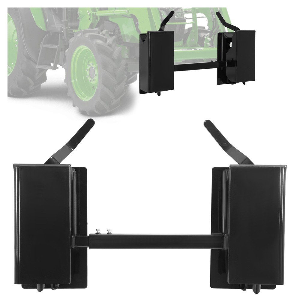 Adjustable Skid Steer Quick Tach Conversion Adapter Plate Attachment 4000LBS