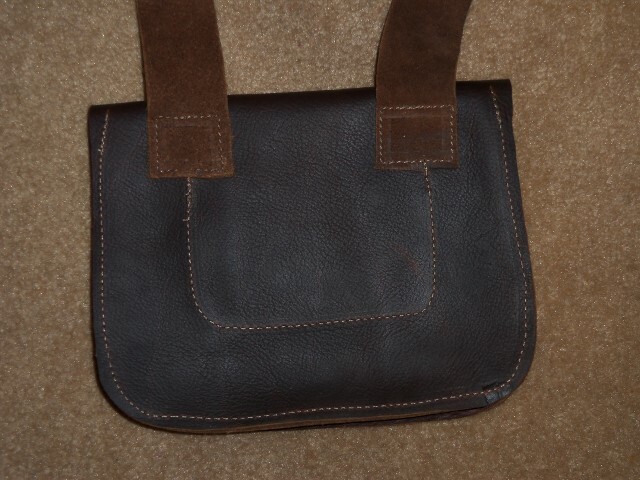 LEATHER MUZZLELOADER POSSIBLES POUCH BAG