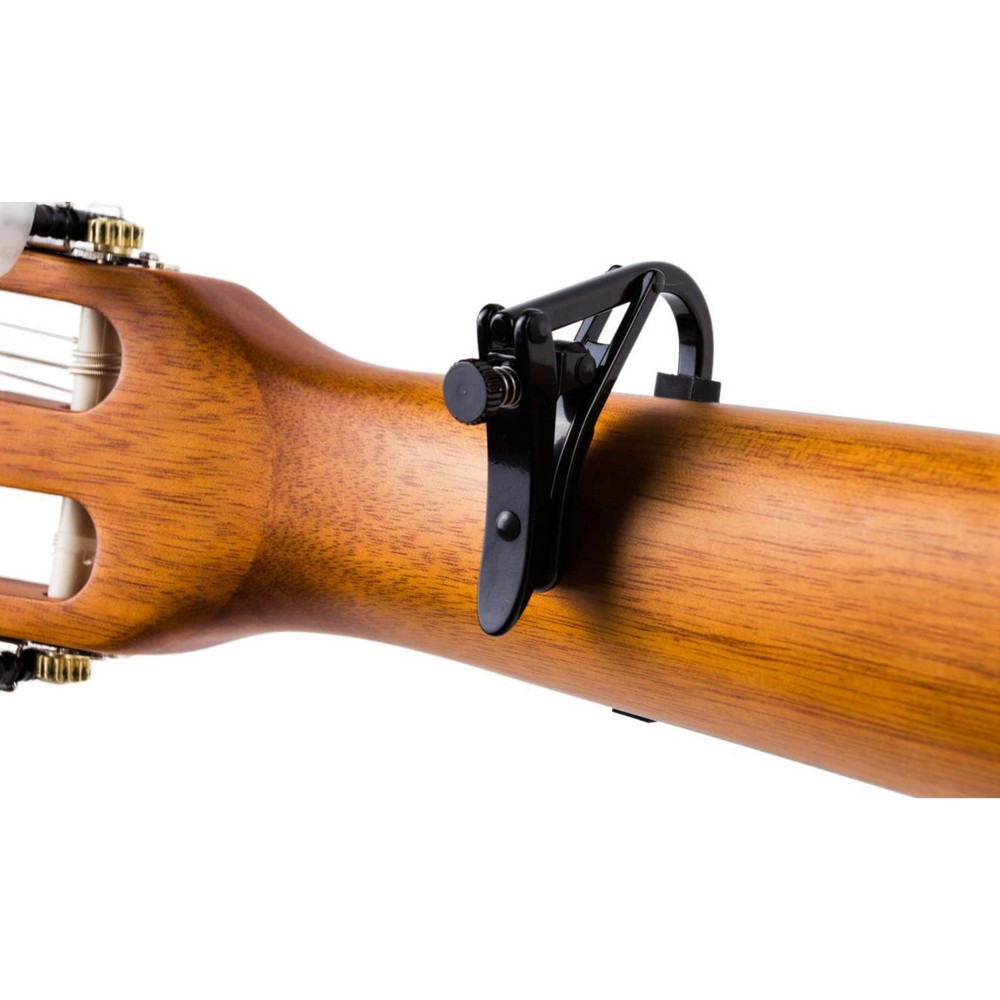 Shubb C2K Capo Noir for Nylon String Classical Guitars, Black Chrome