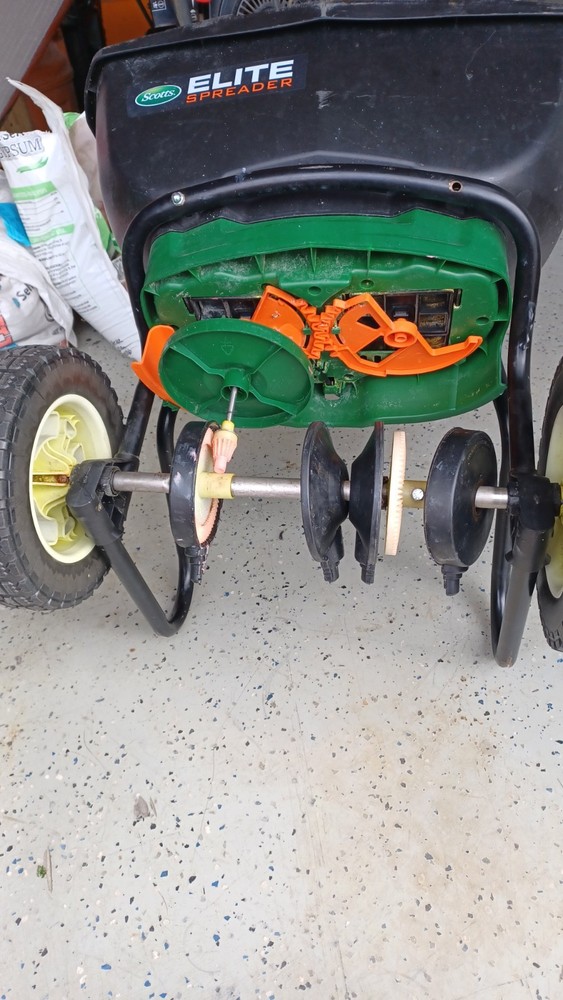 scotts elite spreader parts