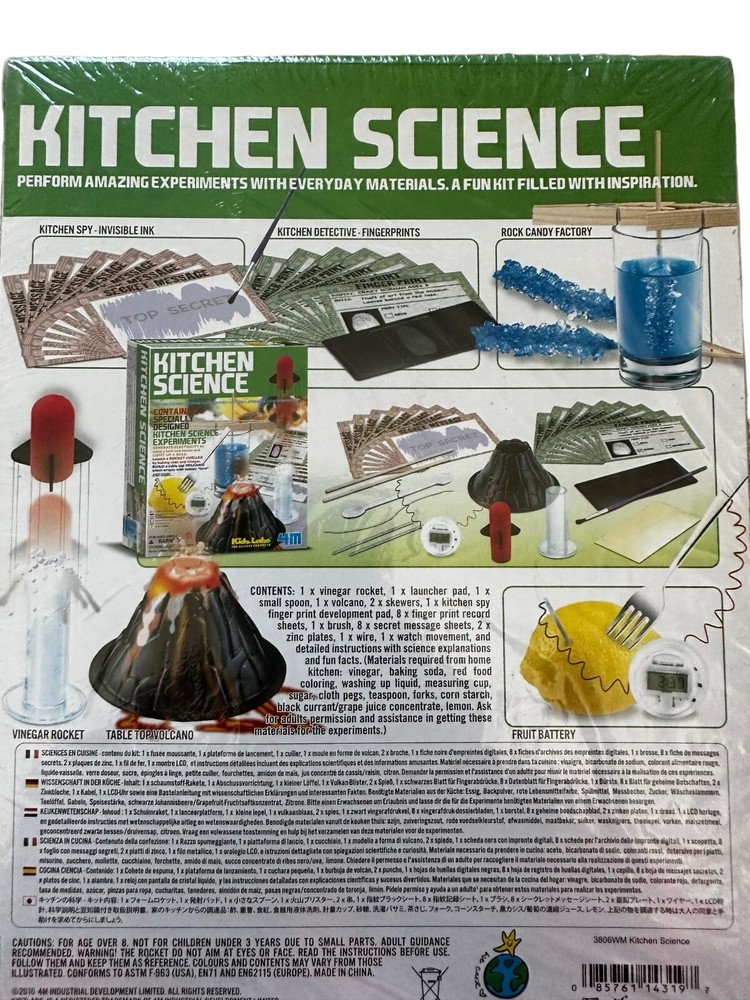 KidzLabs Kitchen Science STEM Toy Learning Experiments for Kids