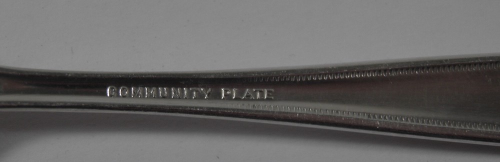 5PC ONEIDA SILVER GROSVENOR SILVERPLATE 6-1/8" TEASPOON FLATWARE LOT