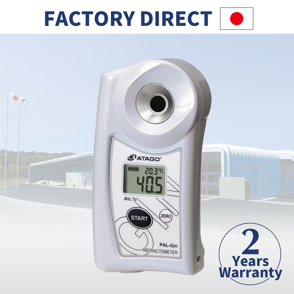 ATAGO Official Site “Pocket” Ethyl alcohol refractometer PAL-Gin