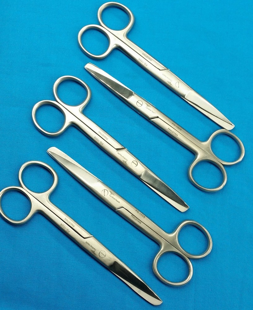 5 O.R GRADE Surgical dressing Scissors Operating instruments sharp/blunt 5.5"