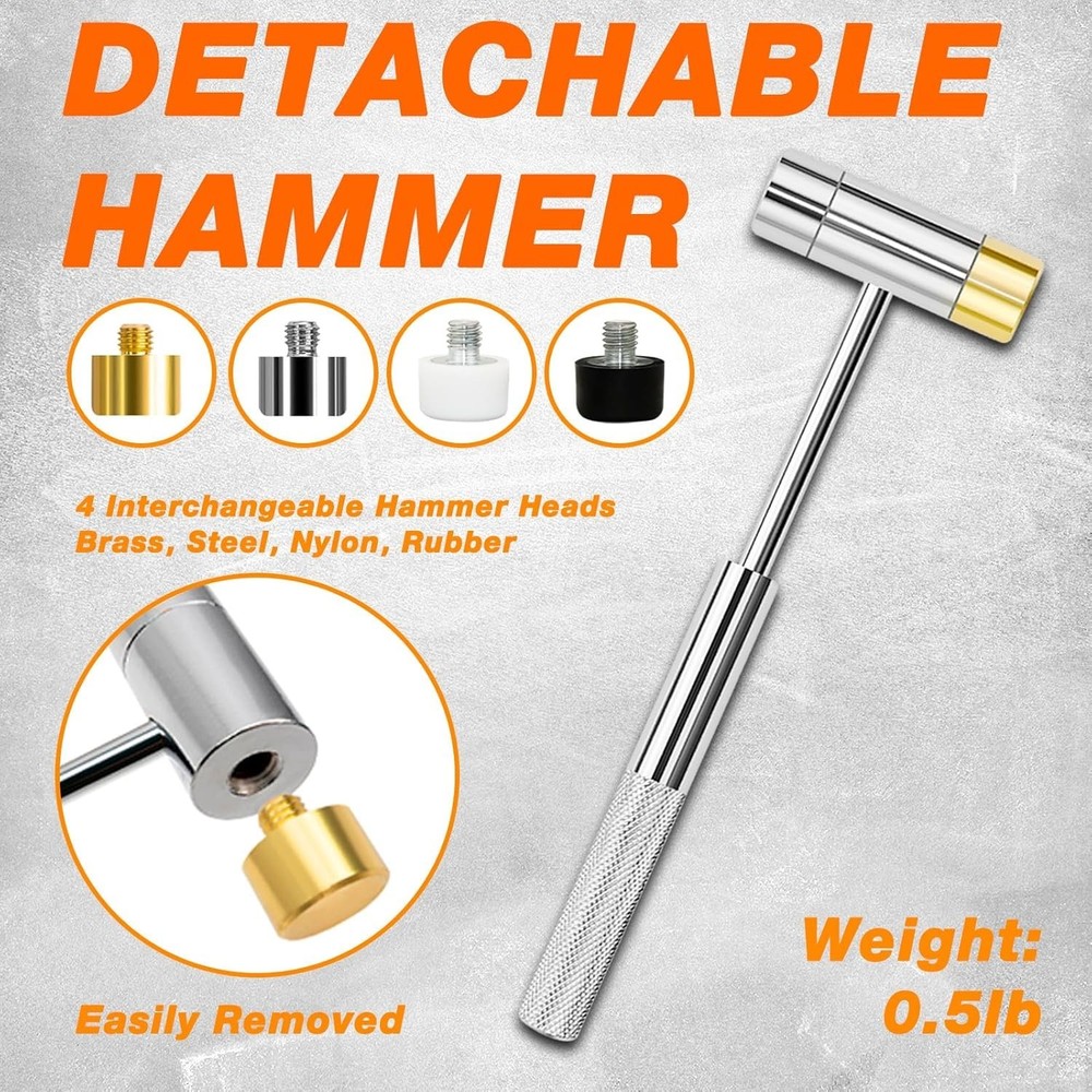 High Quality Punch Tool Set with Bench Block and Storage for Mechanical Work