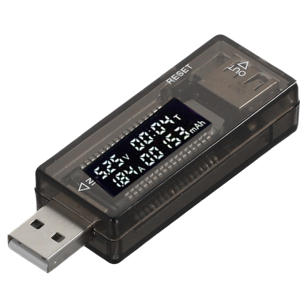 Durable USB Detector LCD Display Power Capacity Tester Multimeter