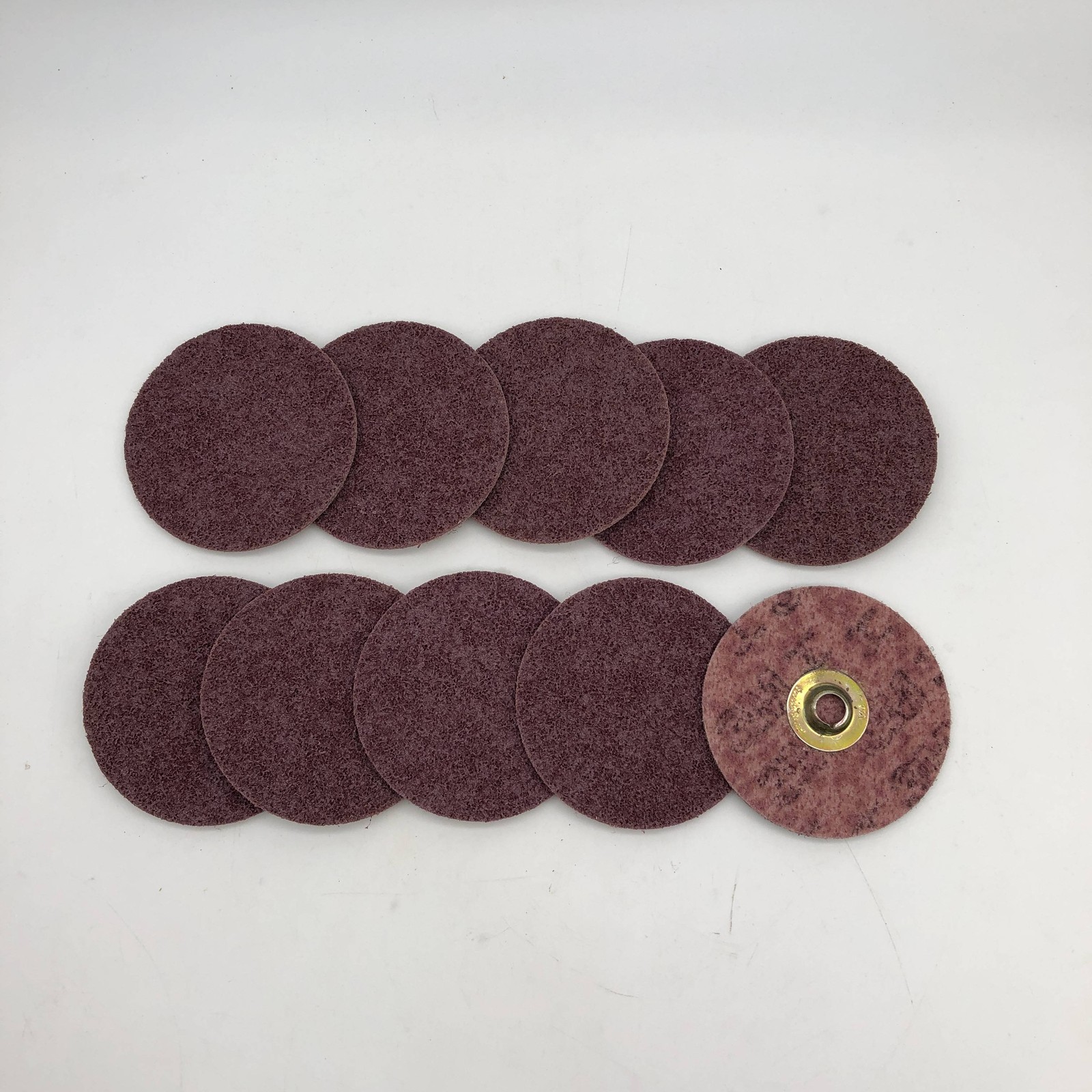 3M Scotch Brite Roloc 60348 Sanding Disc Quick Chnge 4-1/2 x NH Lt Grinding 10pk