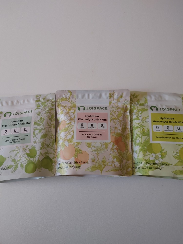 Joispace Hydration Electrolyte Drink Mix 3 Pack Lot