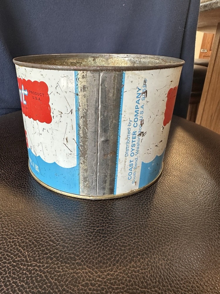 Willapoint Pacific Oysters Tin Can