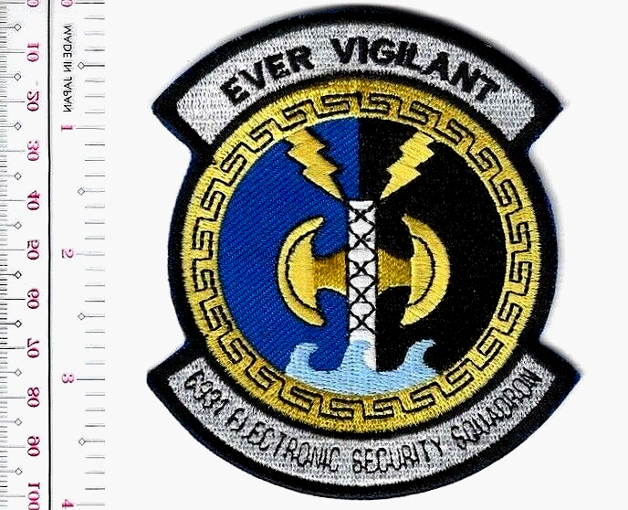 US Air Force USAF 6931st Electronic Security Squadron Ever Vigilant Patch