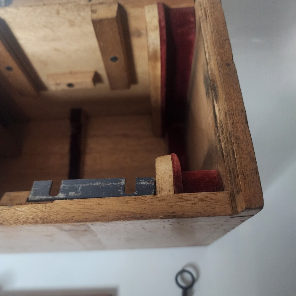 E LEITZ WETZLAR MICROSCOPE OBJECTIVE INSPECTION VIEWING STAND BASE HOLDER CASE