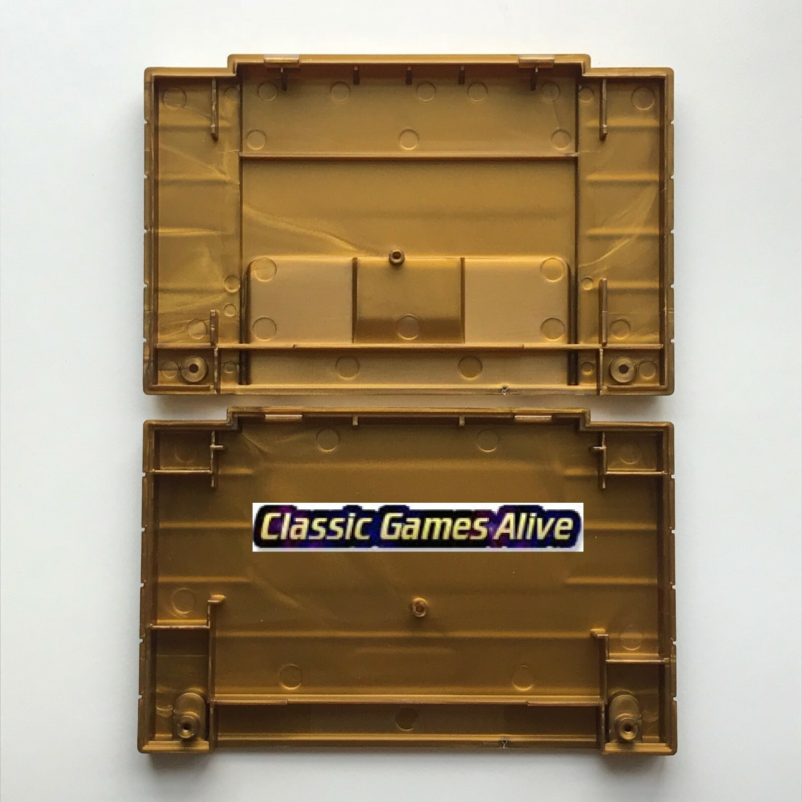 Zelda Gold Cart Shell for N64, SNES and NES replacement (Majora’s Mask style)