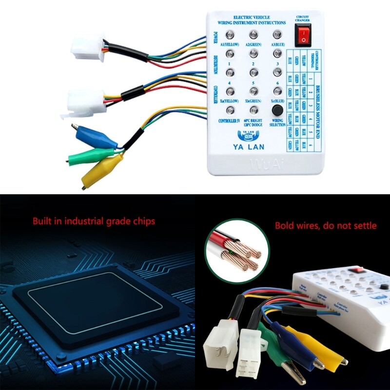 E-bike Scooter Brushless Car Motor Controller Tester Quick Detect Device Control