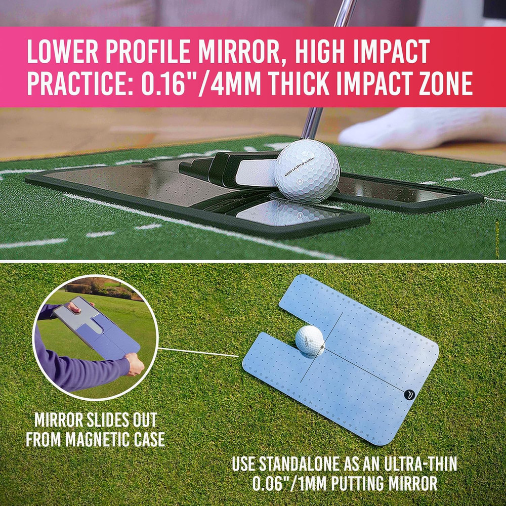 Adjustable Magnetic Putting Mirror for Perfect Golf Alignment