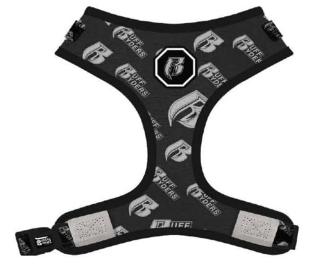 FreshPawz Fully Adjustable Harness Breathable/Ref Size EXTRA LARGE Black
