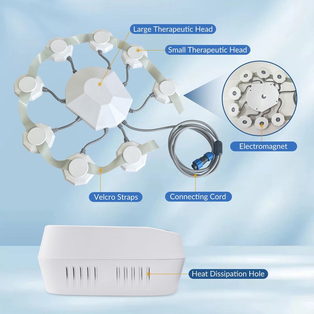 rTMS Brain Magnetic Stimulation Therapy Device for Depression Anxiety Insomnia